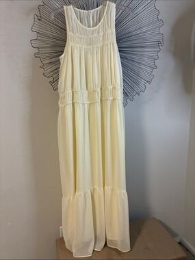 A New Day Maxi Dress Dreamy in Creamy White Size M